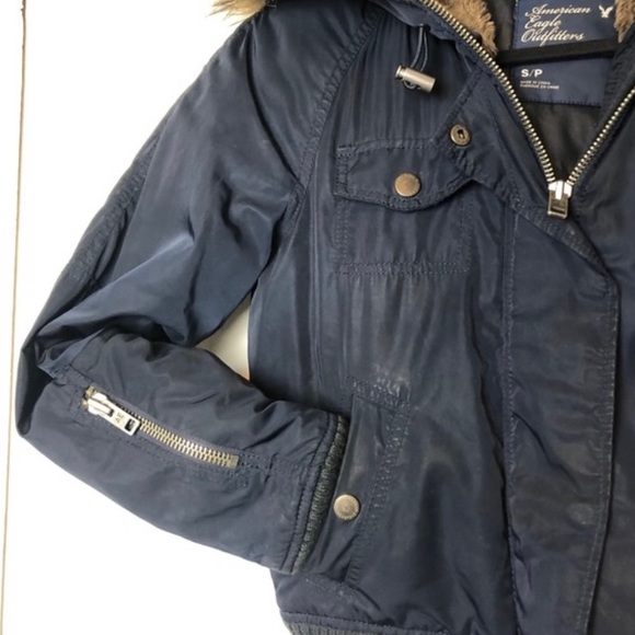 💕AE | Blue Puffer Jacket - Picture 12 of 12